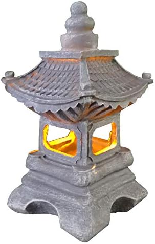 Estatua de Pagoda de Linterna de Japonesa, Linterna De Pagoda Sol...