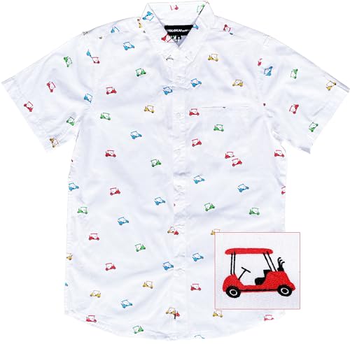 Image of Molokai Surf Button Down Slim Fit Hawaiian Short Sleeve Shirts