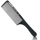 The Beardy Bro Carbon Kamm Herren - Bruchfester Premium Styling Kamm für Männer Bart & Haare - Friseur Kamm lange Zähne - Antistatischer Haarschneidekamm Styling Haarkamm mit Griff