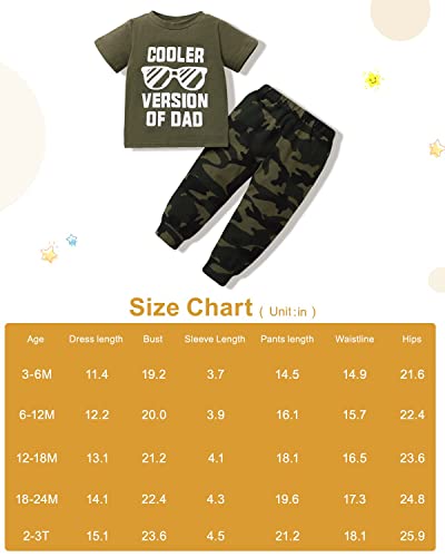 Toddler Baby Boys Clothes Letter Printed Hoodie Sweatshirt Tops+Camouflage Long Pants 2PCS Outfits Set