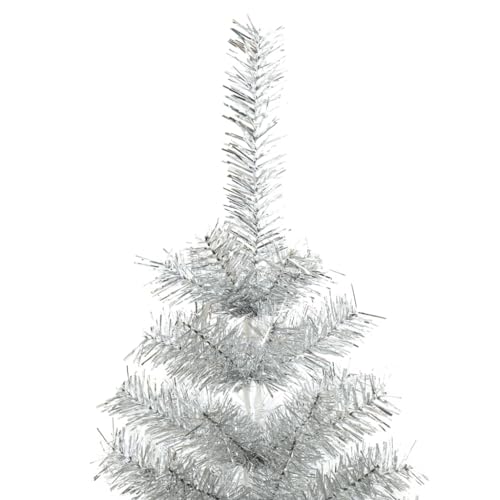 Árbol de Navidad artificial completo de 210 cm con soporte para hogar 4
