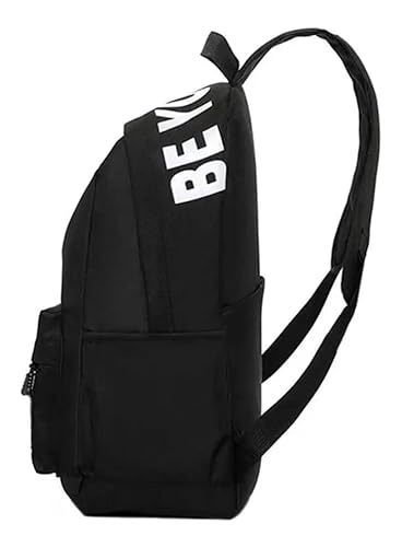 Luke Sports Mochila Costas Escolar Bolsa Casual Style Original (PRETO)