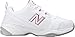 New Balance Women's 608 V4 Casual Comfort Cross Trainer, White/Pink, 8.5 W US