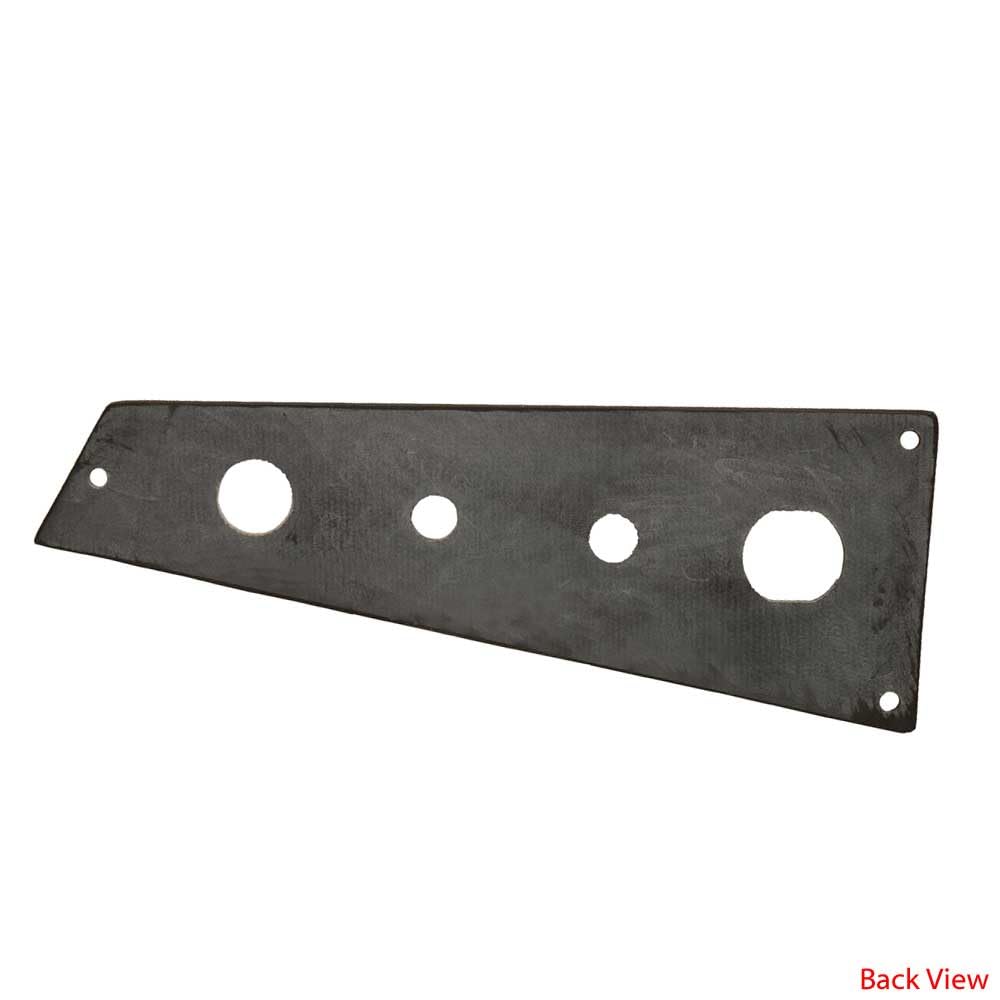 Glastron Boat Blank Switch Panel 025-5116 | GT 185 Black Gray Acrylic