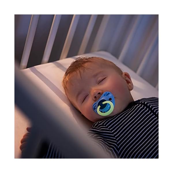 NUK Signature Schnuller 4er Set | 2x Signature & 2x Signature Night mit Leuchteffekt | Silikon | 0-6 Monate… – Bild 8