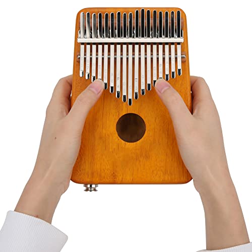 Piano à Pouce, EQ Kalimba en Acajou Robuste intégré avec Sac de Transport pour la Performance(Jaune) - Les Beatles, Paul McCartney, John Lennon, RIngo Starr, George Harrison Piano à Pouce, EQ Kalimba en Acajou Robuste intégré avec Sac de Transport pour la Performance(Jaune) – Image 4