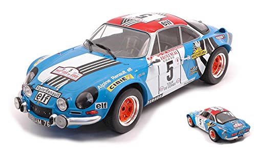 Peso/Weight: 1.2 Ixo Model MODELLINO in Scala Compatibile con Alpine Renault A110 N.5 Tour DE Corse 1973 Piot-DE ALEXANDRIS 1:18 18RMC062C