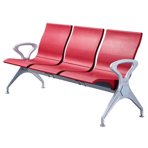 GTHTUHFD Waiting Room Chairs, Office Reception Chairs With Arms, Functional Bench For Hospitals And Banks,Red