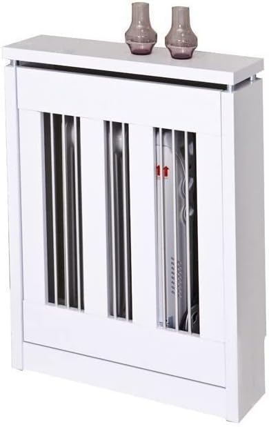 Topkit - Covers radiator of modern design with aluminum poles, of 60cm wide, made of 30 / 16mm thick, color white