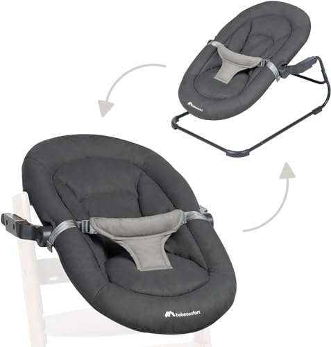 Bebeconfort Timba Baby, Transat 2-en-1, Naissance à 6 mois, 0-9 kg, Kit nouveau-né pour chaise haute bois Timba, 2 positions d'inclinaison, Siège...