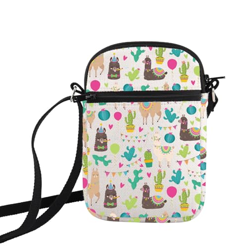 HOLLP Funny Llama Gift for Llama Lover Llamas Are Awesome I'm Awesome Therefore I'm A Llama Crossbody Bag4