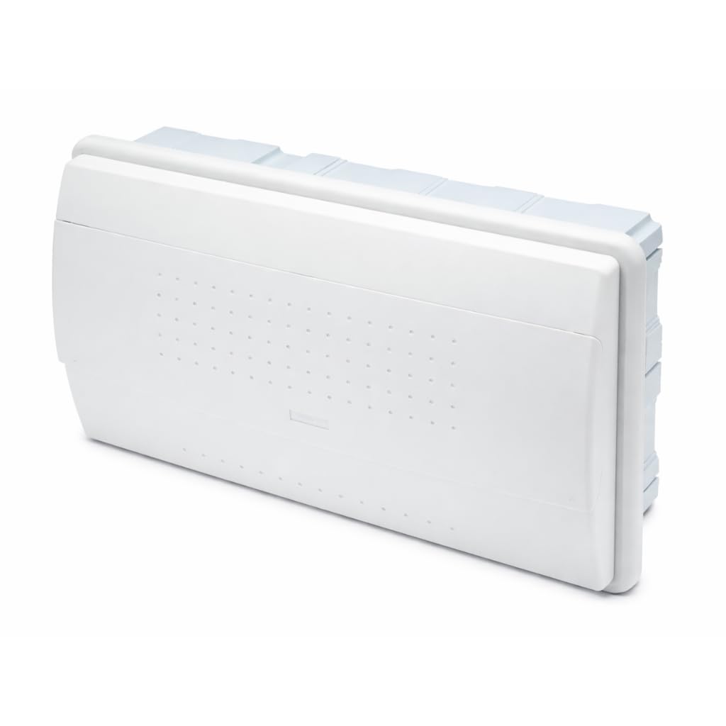 Cuadro Electrico Empotrar 18 Modulos 370x100x215MM con Puerta Gris IP40 400V ABS - Caja Distribucion para Vivienda