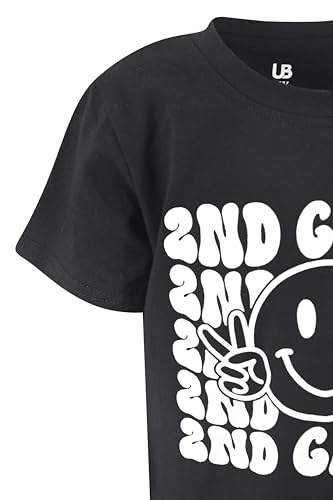 Image of Unique Baby Boys 2nd Grade Vibes Only Back to School T Shirt