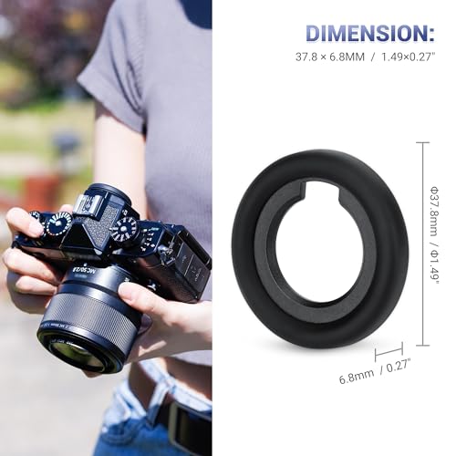 JJC 2-Pack DK-33 Eyecup Eye Cup Eyepiece for Nikon Zf Z8 Z9 Cameras, Z8 Z9 Zf Round Eyepiece Viewfinder Extender, Replaces Nikon DK-33 Eyecup, Soft Silicone Material, Not Affect The Use of LCD Screen by JJC - Image 7