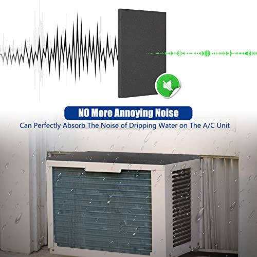 Wintcomfort Air Conditioner Drip Cushion, Stop Dropping Noise AC Rain Cover with Magnetic Backing - Thumbnail 4