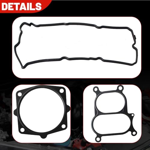 AUCERAMIC Engine Valve Cover Upper Intake/Plenum Gasket Set Compatible with Nissan Vehicle Altima 2002-2006, Maxima 2002-2008, Murano 2003-2007, Infiniti I35 2002-2004 3.5L V6 VS50608R MS96471 by AUCERAMIC - Image 5