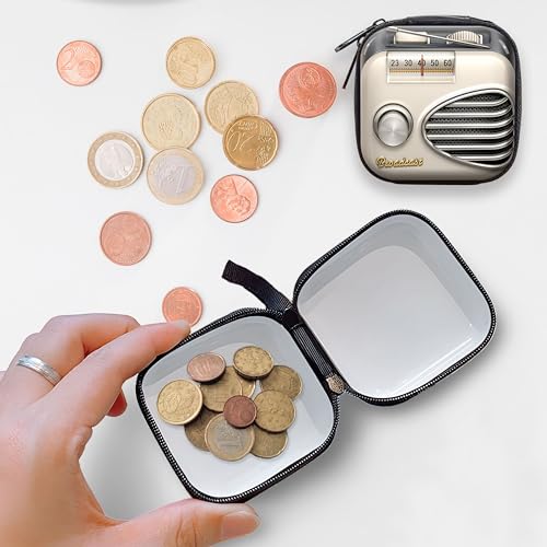 Image of Kraptick Multipurpose Coin Pouch for Men & Women, Compact Coin Organiser, Cash & Coin Holder Pouch, Stylish Mini Money Pouch for Everyday Use (Print)