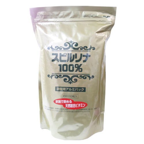 Amazon.co.jp: スピルリナ 100％ 詰替用（6000粒×3袋セット