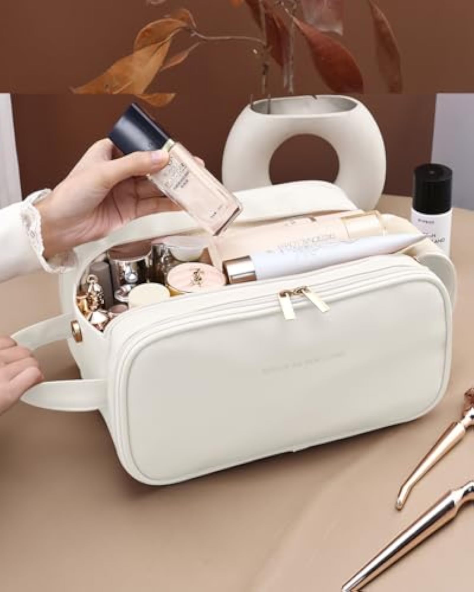 Large Capacity Travel Makeup Bag for Women