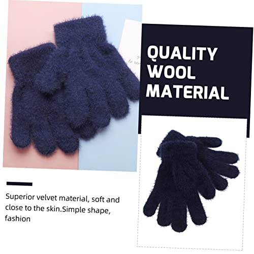 BESPORTBLE Boys Girls Boys and Girls Winter Gloves Plush Wool Mittens Mittens for Winter Work2