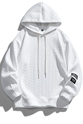 [FJLTDCP] パーカー メンズ 長袖 秋服 立体模様 フード付き 