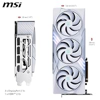 MSI GeForce RTX 5070 12G Gaming Trio OC White - 12GB GDDR7 (28Gbps/192-bit), PCIe 5, Boost: 2542 MHz, HDMI 2.1b, DisplayPort 2.1b – Ansicht 6