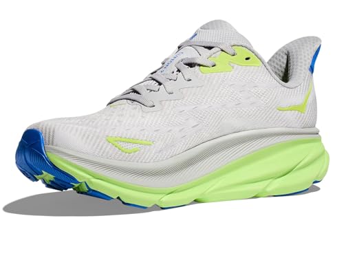Image of Hoka Men's Clifton 9 Stardust /Electric Cobalt 14 Medium
