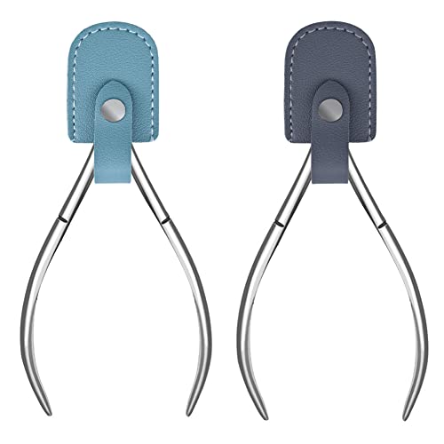 9 Pack Nail Scissors Protective Cover Portable Scissor Pouch Nail Nipper Protector Nail Trimmer Storage Container For Nail Cuticle Scissor Nail Nipper (9 Colors) #TOP6