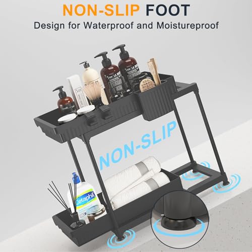 Sevenblue ZWJ00001 2 Pack Double Sliding Under Sink Organizers And Storage thumb #3