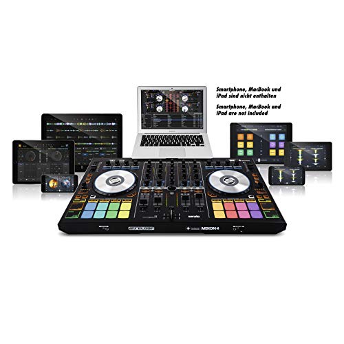 Image of Reloop Mixon 4 High Performance 4-Channel Hybrid DJ Controller for SeratoDJ and Algoriddim Djay Pro