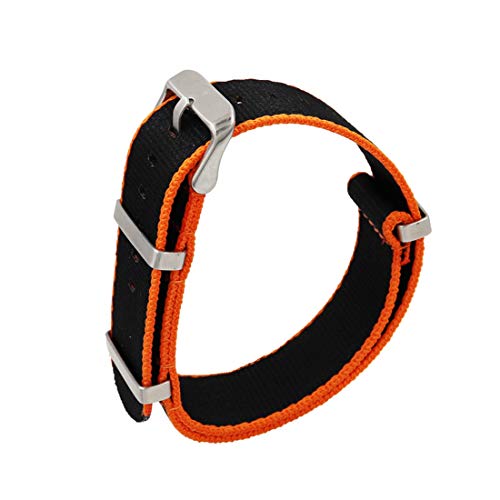 Bracelet de montre en cuir 22 mm avec boucle acier - 2