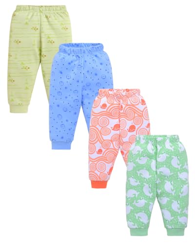 Image of LuvLap Baby Boys & Girls 100% Cotton Pyjama Pack of 4
