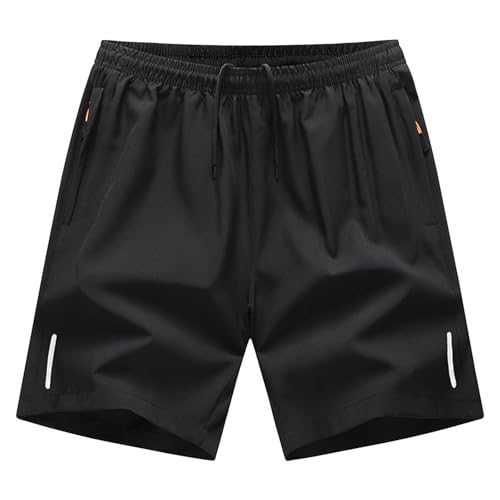 La Mejor Lista de Ropa de Rugby para Hombre disponible en línea para comprar. 50 Pantalones cortos deportivos de gimnasio para hombre, ajuste holgado, plisados, corte alto, pierna recta, para hombre, 2025, R-686 Negro, Large