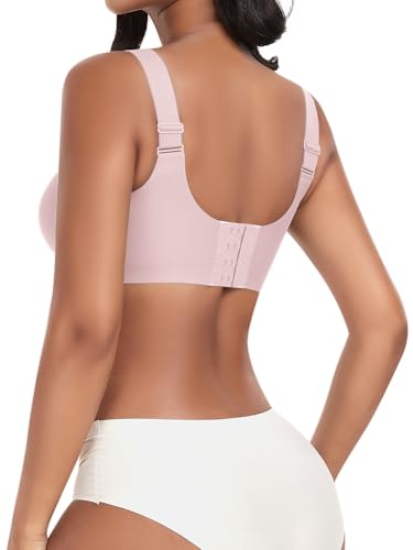 Image of Wireless Bras for Women No Underwire Seamless Full Coverage Comfortable Everyday Bra with Medium Support