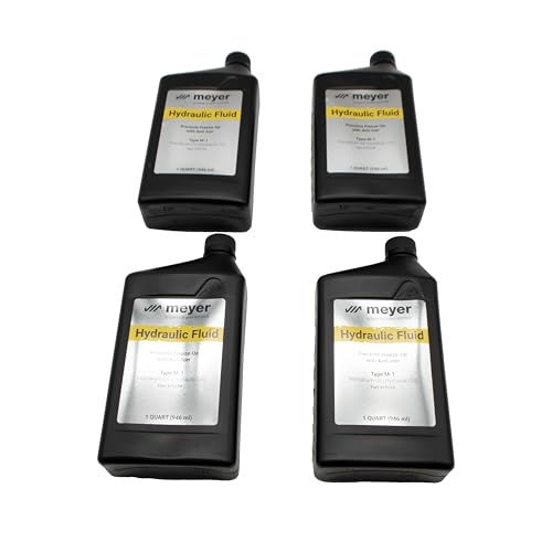 Meyer 15134 Type M-1 Snow Plow Hydraulic Fluid Oil 1 Gallon (Pack of 4 Quarts)