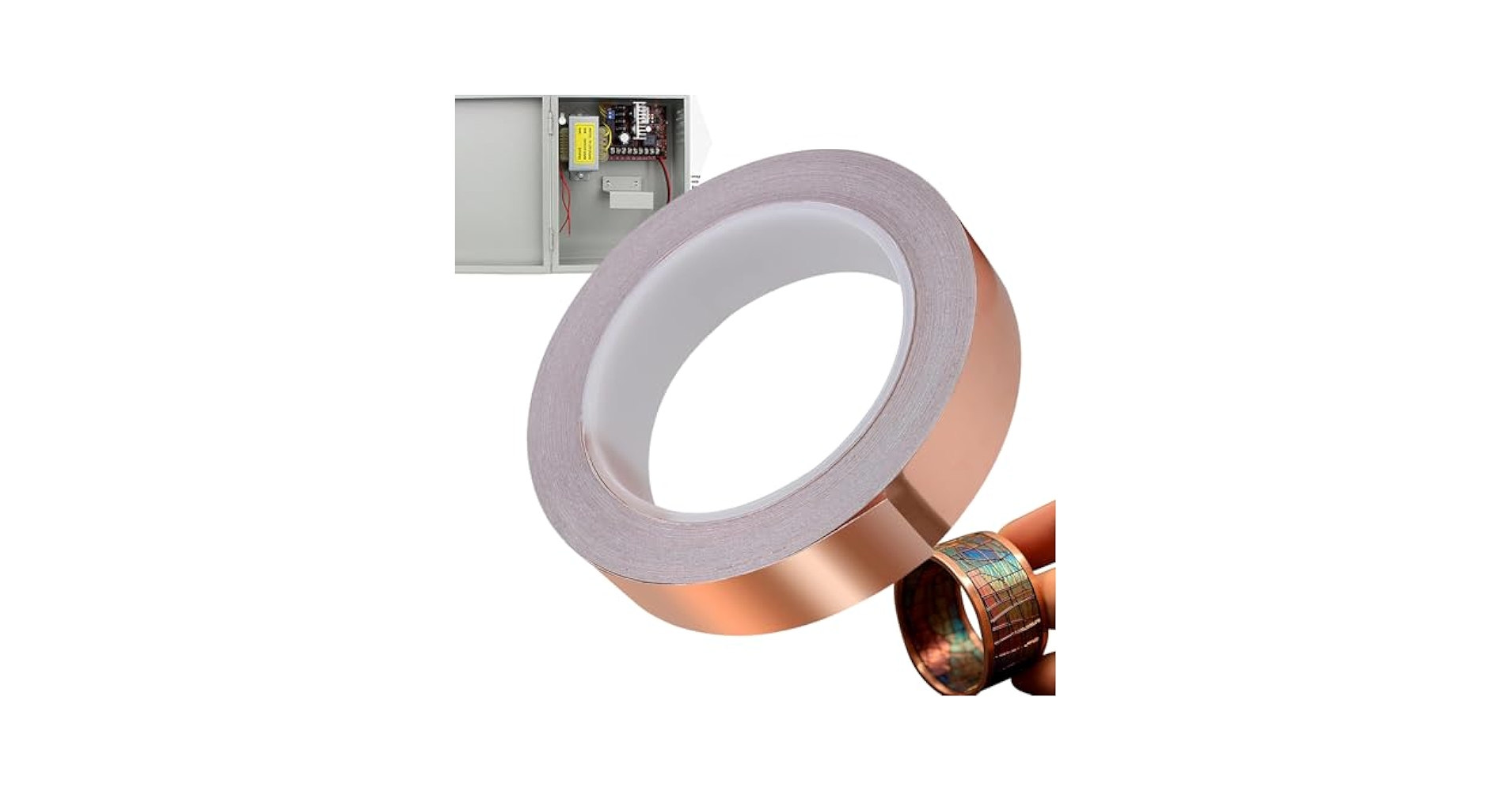 エドコ製銅テープ ２巻 1/4 ブラックバック 新品未使用品 ステンドグラス用 エドコ製銅テープ 2巻 1/4 ブラックバック 新品未使用品