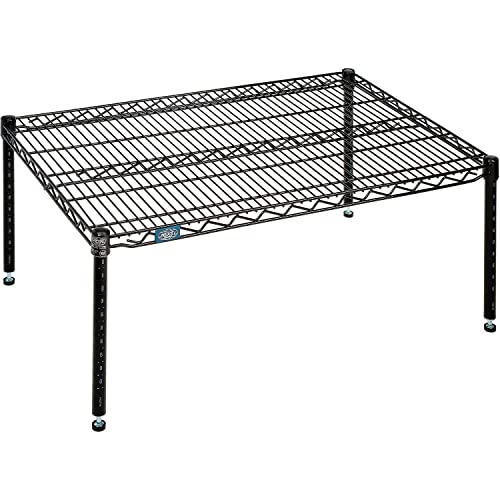 Nexel Black Epoxy Wire Dunnage Rack, 36