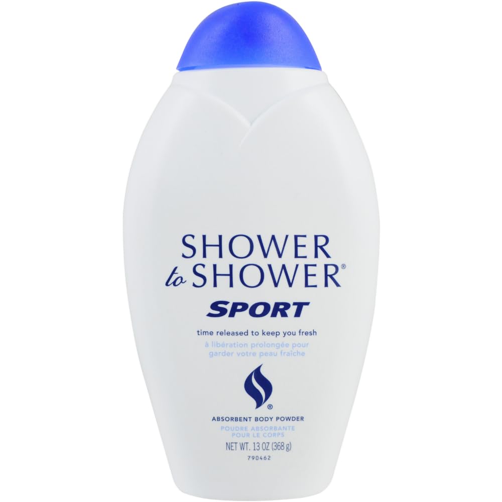 Shower to Shower Body Powder, Sport 13 oz