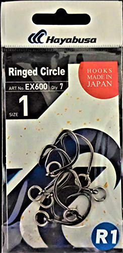 Hayabusa Ec600 Ringed Circle Hook (1/0 6/Pk) #TOP5