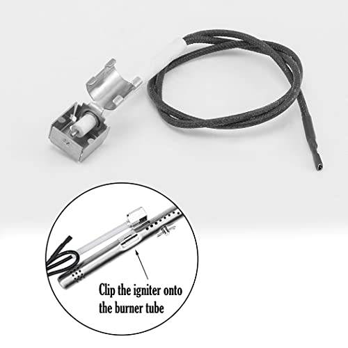 Yiham Kz924 Grill Replacement Parts For Charbroil Performance 5 Burner 463347518 463347519 463275517 463243518 463243519 463373019, 6 Burner 463244819 Heat Shield+Burner Tube+Carry Over+Igniter Wire #TOP5