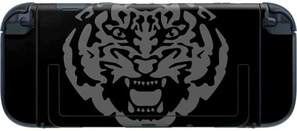Skinit Decal Gaming Skin Compatible with Nintendo Switch 2 (2025) with Joy-Con - Officially Licensed LSU Geaux Tigers Design