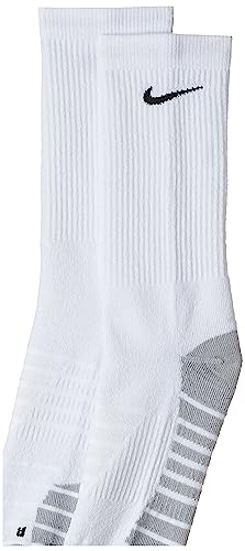 Nike Dry Cushion Crew Training Sock (3 Pairs),White,Medium #TOP3
