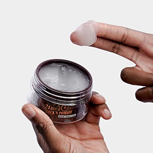 Ebin New York Lock'n Pomade Braid Formula, Honey & Bee’s, 8.25 Oz | Great For Braiding, Twisting, Edges, No Residue, No Flaking, Extreme Firm Hold, High Shine, Honey Scented #TOP4