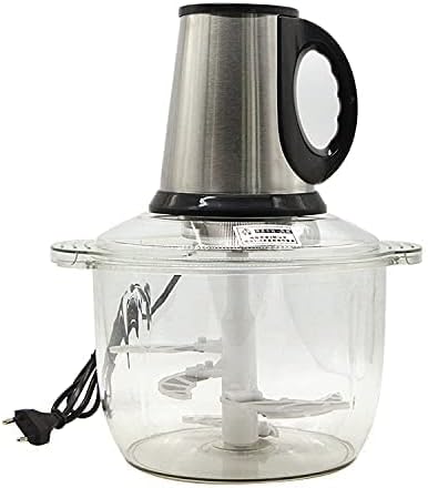 VBM 2L Stainless Steel Electric Meat Grinders with Bowl for Heavy Kitchen Food Chopper, Meat, Vegetables, Onion, Food Processor Fruit & Nuts Blender