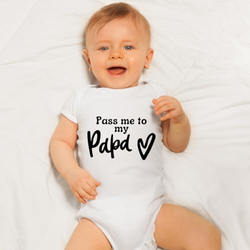Generic Pass me to My Gigi - Papa, Baby Bodysuit,White4