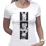  ABYstyle - LAPINS CRETINS - Conigli di Saggezza - Bianco - Donna (S)