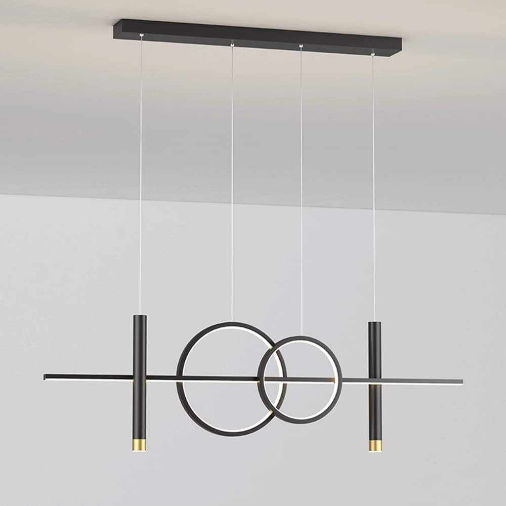 Lampe suspendue à bande métallique avec diffuseur silicone anti-éblouissement