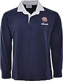 New Model UK England Rugby Shirt Men’s Long Sleeve - Rugby Jersey for Fans (S to 5XL) (XL, Navy Blue)
