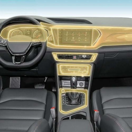 Protector de consola para coche de TPU transparente antiarañazos para Volkswagen Tarek 19-2022