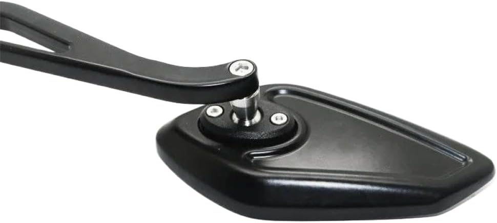 Aluminum Rearview Mirror Compatible With Motorcycle Scooter Motorbike 8 MM 10 MM Black Universal White Glass Side Mirror 1 Pair
